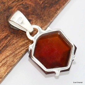 Grenat Hessonite naturel facetté Pendentifs pierres naturelles KC9