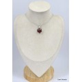 Grenat Hessonite naturel facetté Pendentifs pierres naturelles KC9