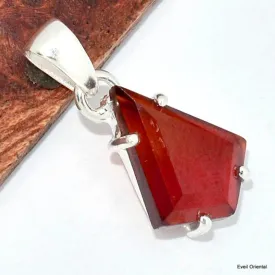 Grenat Hessonite naturel facetté forme losange - Bijoux en Grenat