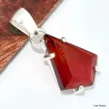 Grenat Hessonite naturel facetté forme losange - Bijoux en Grenat