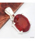 Pendentif Grenat Hessonite facetté oval Pendentifs pierres naturelles KC9.3