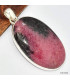 Pendentif oval en Rhodonite  Pendentifs pierres naturelles KC10.2