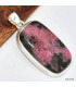 Pendentif authentique Rhodonite rectangulaire Pendentifs pierres naturelles KC10.3