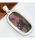Pendentif authentique Rhodonite rectangulaire Pendentifs pierres naturelles KC10.3