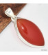 Pendentif marquise en Onyx rouge Pendentifs pierres naturelles KC11.2