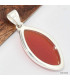Pendentif marquise en Onyx rouge Pendentifs pierres naturelles KC11.2