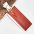 Pendentif Onyx rouge rectangulaire Pendentifs pierres naturelles KC11.3