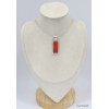 Pendentif Onyx rouge rectangulaire Pendentifs pierres naturelles KC11.3