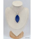 Grand pendentif marquise en Lapis Lazuli Bijoux en Lapis-lazuli KC12.1
