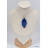 Grand pendentif marquise en Lapis Lazuli Bijoux en Lapis-lazuli KC12.1