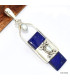 Authentique Lapis Lazuli grade AAA et nacre-a Bijoux en Lapis-lazuli KC12.3-a