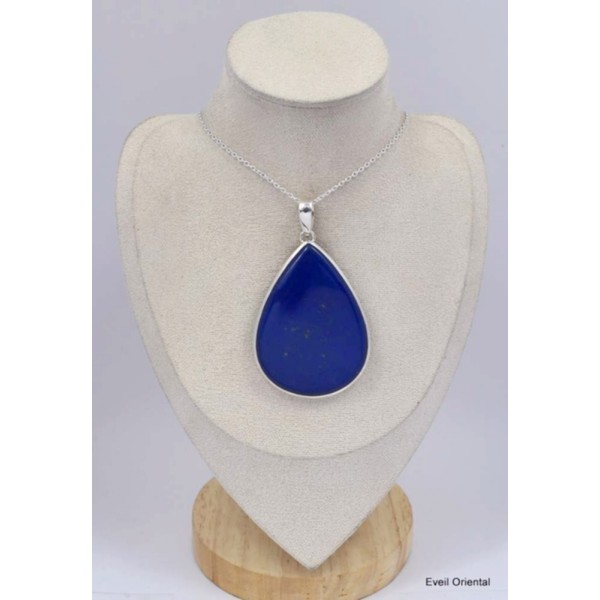 Authentique Lapis Lazuli très gros pendentif Bijoux en Lapis-lazuli KC12.4
