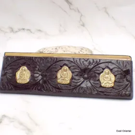 Livre de prières bouddhiste patine antique 24 cm - Livre de prières bouddhistes