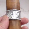 Kangling trompette tibétaine en os et métal - Objets rituels bouddhistes
