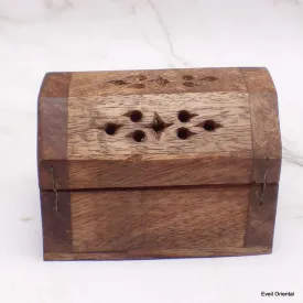 Porte-encens tibétain en bois pour cônes - Porte-encens tibétains
