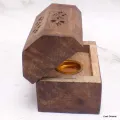 Porte-encens tibétain en bois pour cônes - Porte-encens tibétains