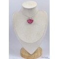 Pendentif Thulite rose forme libre Pendentifs pierres naturelles KC14