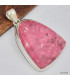 Pendentif cloche en Thulite rose Pendentifs pierres naturelles KC14.2