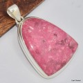 Pendentif cloche en Thulite rose Pendentifs pierres naturelles KC14.2