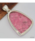 Pendentif cloche en Thulite rose Pendentifs pierres naturelles KC14.2