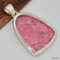 Pendentif cloche en Thulite rose - Pendentifs pierres naturelles