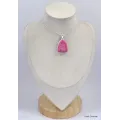Pendentif cloche en Thulite rose - Pendentifs pierres naturelles
