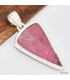 Pendentif Thulite rose foncé triangulaire Pendentifs pierres naturelles KC14.3