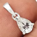 Pendentif Pierre naturelle Pétalite facettée - Pendentifs pierres naturelles