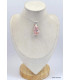 Pendentif Cristal de Cinabre brut Pendentifs pierres naturelles KC17