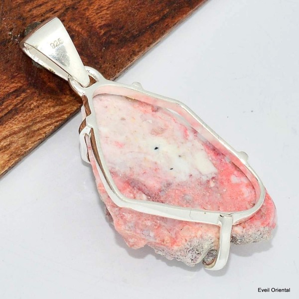 Pendentif en Cinabre brut Pendentifs pierres naturelles KC17.2