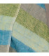 Très grand châle népalais 240 x 120 cm turquoise vert Très grand châle népalais 240 x 120 cm TGCN13