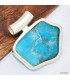 Pendentif Turquoise kingman et verte Pendentifs pierres naturelles KC18.3
