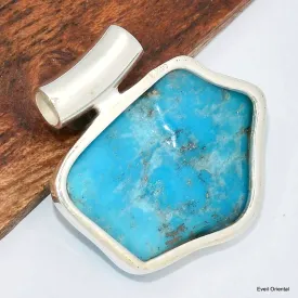 Pendentif Turquoise kingman et verte - Pendentifs pierres naturelles