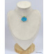 Pendentif Turquoise kingman et verte Pendentifs pierres naturelles KC18.3