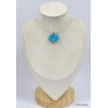 Pendentif Turquoise kingman et verte Pendentifs pierres naturelles KC18.3