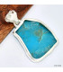 Pendentif argent Turquoise Kingman Pendentifs pierres naturelles KC18.4