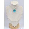 Pendentif authentique Turquoise Kingman Pendentifs pierres naturelles KC18.6