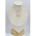 Pendentif triangulaire en Scolecite Orange - Pendentifs pierres naturelles