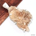 Gros pendentif Barite brute Pendentifs pierres naturelles KC20