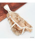 Gros pendentif Barite brute Pendentifs pierres naturelles KC20