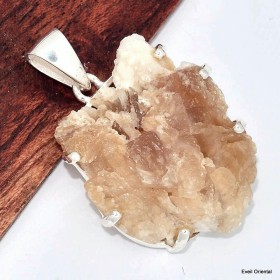 Gros pendentif Barite brute 