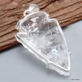 Pendentif Cristal Lémurien transparent - Pendentifs pierres naturelles