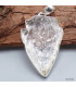 Gros pendentif Cristal Lémurien serti clos Bijoux en Quartz Lémurien KC21.1