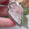 Gros pendentif Cristal Lémurien pierre chamane Bijoux en Quartz Lémurien KC21.2