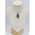 Pendentif Calcite Arc-en-ciel style vintage - Bijoux en Calcite