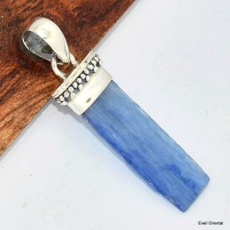 Pendentif Cyanite bleue bâtonnet 