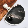 Pendentif Hypersthene semi-rond - Pendentifs pierres naturelles