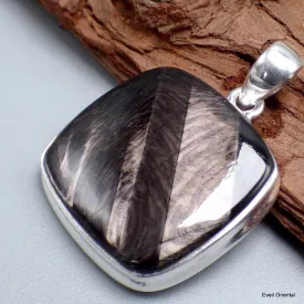 Pendentif carré en Hypersthène - Pendentifs pierres naturelles