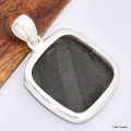 Pendentif carré en Hypersthène Pendentifs pierres naturelles KC24.2