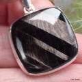 Pendentif carré en Hypersthène Pendentifs pierres naturelles KC24.2